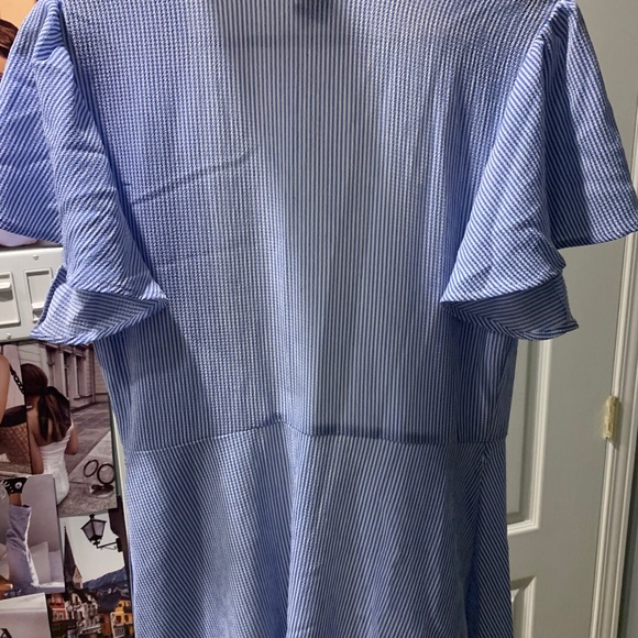 Wrap dress light blue - Picture 4 of 5